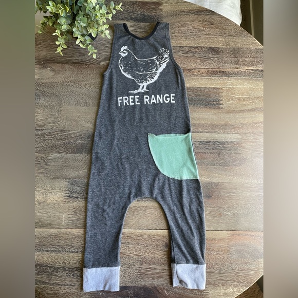 Boutique Other - Free Range Romper with Chicken on front, 2T